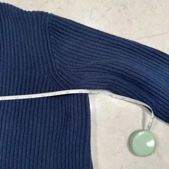 Madewell Navy Blue Cardigan Women’s Small 100% Cotton Quiet Luxury Normcore - Picture 16 of 16